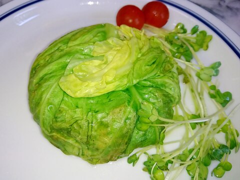 余った餃子の餡で～キャベツ包み